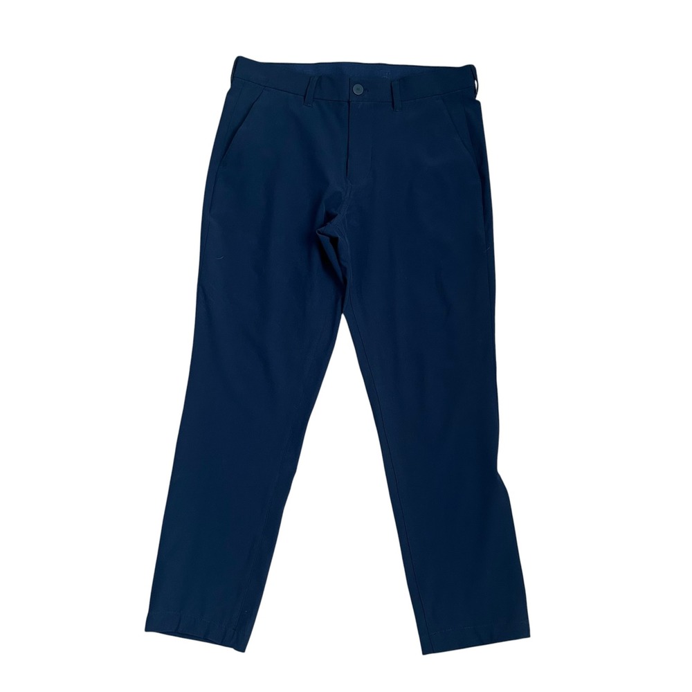 Mizzen+Main Helmsman Slim Fit Performance Chino Pants Navy Blue 30W 32L